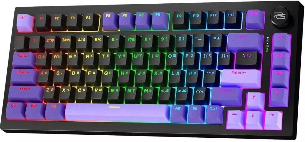 Фото: Клавіатура Proove Gaming Coupe Huano Kobe WL/BT/USB Black/Purple (WKCP00022416) № 16 | KTC