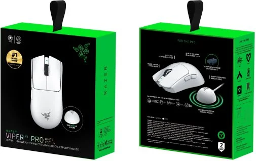 Фото: Миша Razer Viper V4 Pro Wireless White (RZ01-05630200-R3G1) № 19 | KTC