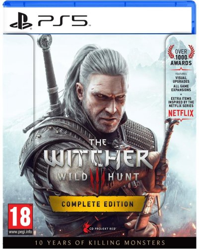 Гра The Witcher 3 Wild Hunt Complete Edition 10th Anniversary Steelbook PS5 Blu-ray