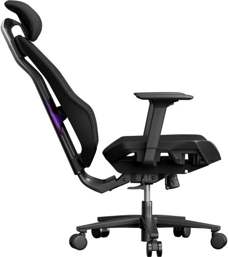 Крісло 1stPlayer Ergo Aero Black/Purple (ERGO-AR-BK)