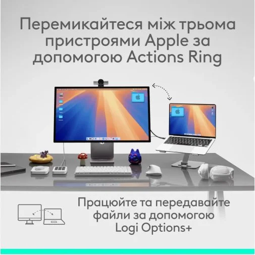 Фото: Миша Logitech MX Master 4 for Mac White Silver (910-007576) № 23 | KTC