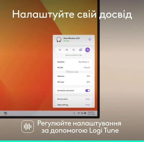 Фото: Гарнітура Logitech Zone Wireless 2 ES Rose (981-001510) № 25 | KTC
