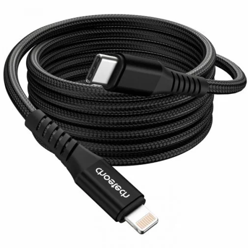 Фото: Кабель Choetech XCL-1030-BK PD 27W Type-C / Lightning 1m Black № 14 | KTC