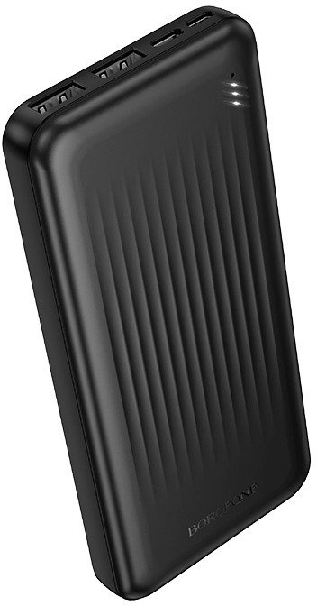 Батарея універсальна BOROFONE BJ78 Clever 10000mAh 10W Black (6941991121470)