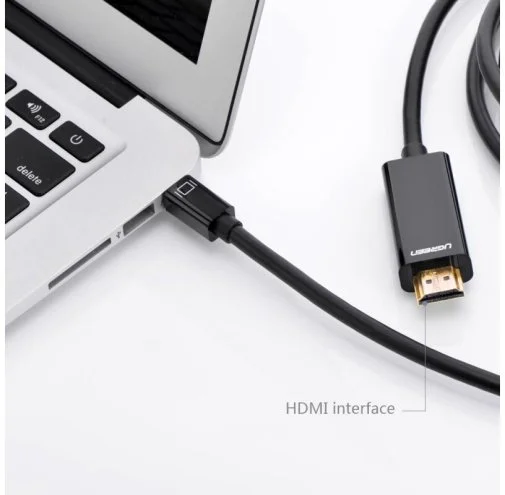 Фото: Кабель UGREEN MD101 v2.0 MiniDP / HDMI 1.5m Black (20848) № 7 | KTC