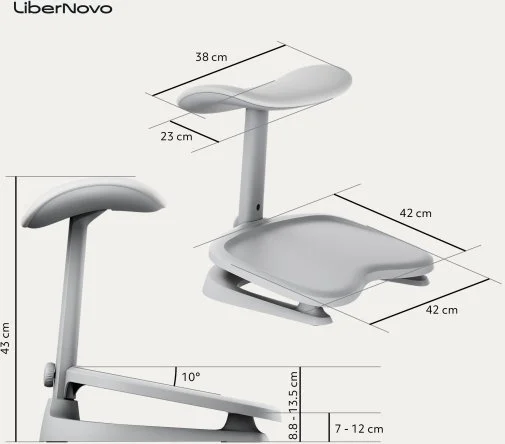 Фото: Підставка для ніг LiberNovo StepSync Footrest Space Gray (CP-GW-0000002-00-00) № 21 | KTC