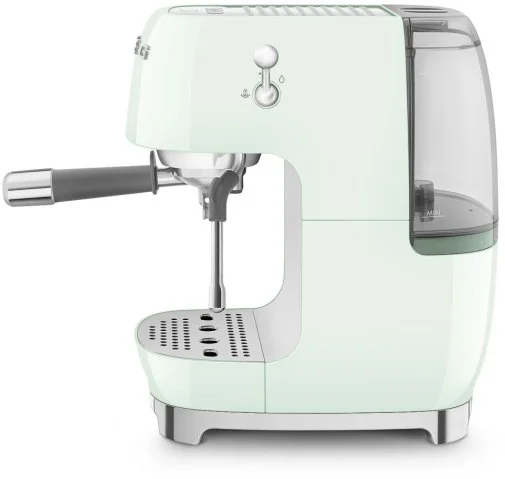 Фото: Ріжкова кавоварка Smeg Style Aesthetic Pastel Green Glossy Finishing (ECF03PGEU) № 21 | KTC