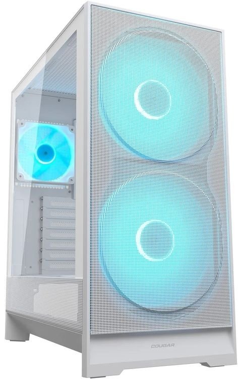 Корпус Cougar Airface 180 White with window (AIRFACE 180 White)