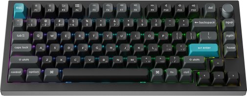 Клавіатура Keychron Q1 Ultra Keychron Red Switch RGB Black (Q1U-M1-UA)