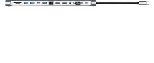 Фото: USB-хаб 2E W2703 12in1 Grey (2E-W2703) № 11 | KTC