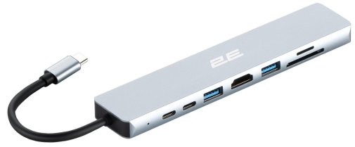 USB-хаб 2E W2681 Grey (2E-W2681)