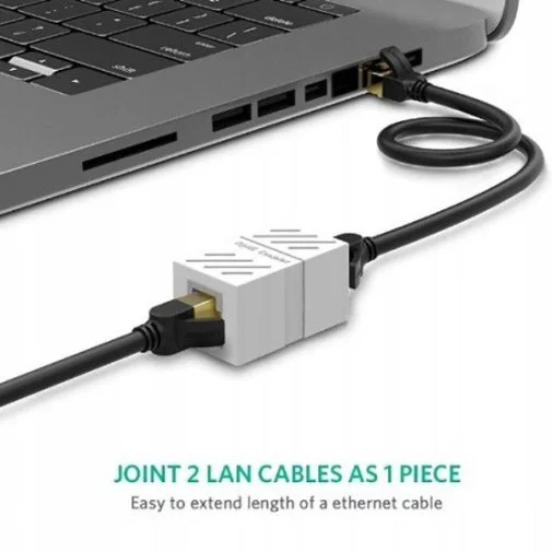 Фото: Розетка-з'єднувач UGREEN NW114 Cat7 Cat6 Cat5e RJ-45 White (20311) № 8 | KTC
