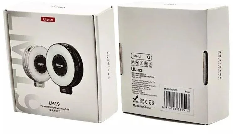 Фото: Світлодіодне селфі-кільце Ulanzi LM19 Magsafe Fill Light Black (L049GBB1) № 10 | KTC