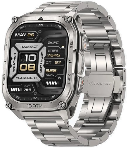 Смарт годинник KOSPET TANK M4 SE Silver