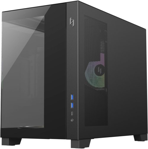 Корпус Gamemax NEX C33 Black with window (NEX C33 BK)