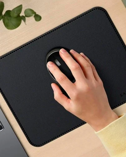Фото: Килимок Satechi Vegan Leather Mouse Pad Black (ST-LMPK) № 20 | KTC