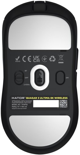 Миша Hator Quasar 3 ULTIMA 8K Wireless/BT Black Edition (HTM762)
