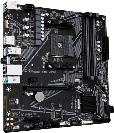Материнська плата Gigabyte A520M DS3H WIFI6E