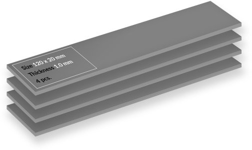 Термопрокладка Arctic TP-4 100x20x1mm 4pcs (ACTPD00066A)