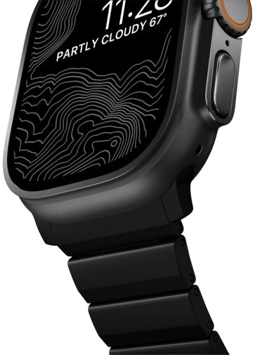 Ремінець Nomad for Apple Watch 46/49mm - Titanium V2 Black Hardware Black (NM014834858)