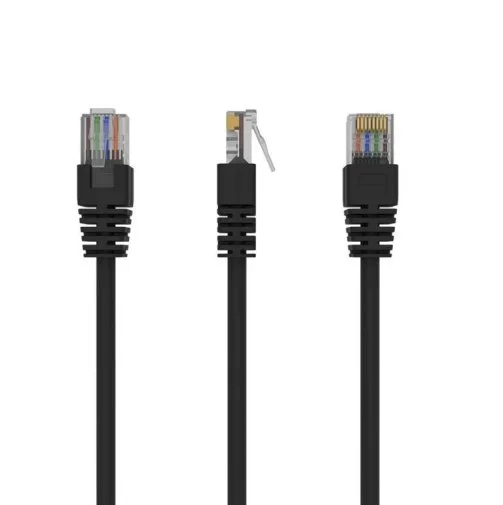 Фото: Патч-корд Cablexpert UTP RJ45 Cat.5e CCA 0.5m Black (PP12-0.5M/BK) № 3 | KTC