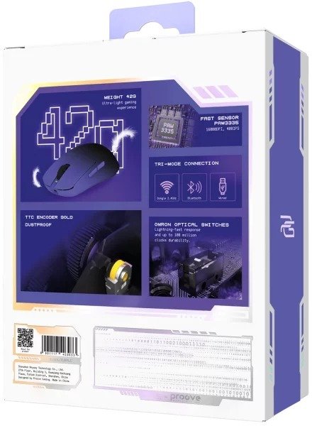 Миша Proove Gaming Taipan Black/Purple (WMTP00022016)