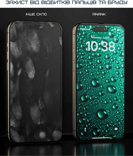 Фото: Захисне скло Anank for Apple iPhone 15 Pro - 2.5D Curved Clear 2pcs with installation box (2002721) № 16 | KTC
