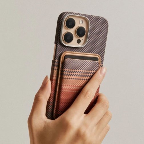 Чохол для пластикових карт Pitaka for iPhone - Magnetic Woven Sunset (MWW2402)