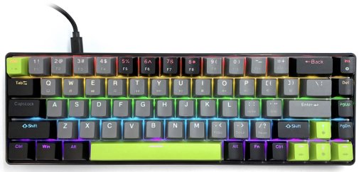 Клавіатура, Media-Tech MT1260 Red Core MX60 ENG/UKR USB, Black ( Gaming )