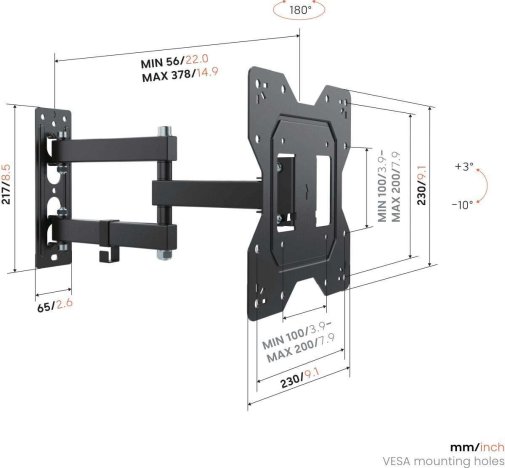Кронштейн Vogels UP 2043 Black (8420430)