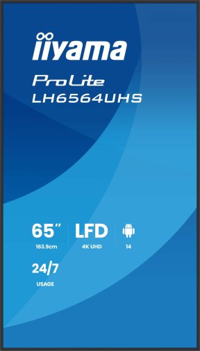 Інтерактивний дисплей iiyama ProLite LH6564UHS-B1AG 64.5