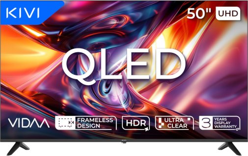 Телевізор QLED Kivi 50U9000HB (Smart TV, Wi-Fi, 3840x2160)