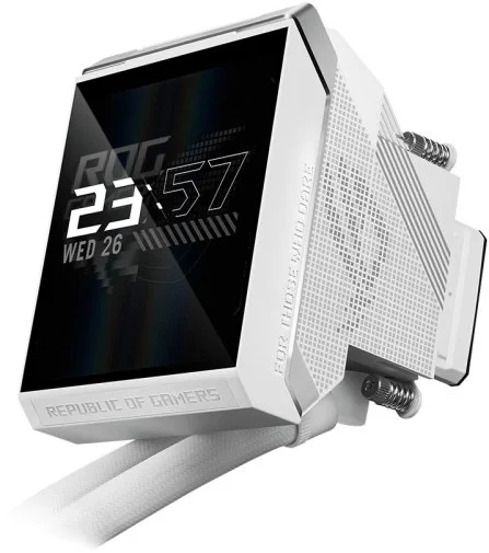 Фото: Система рідинного охолодження ASUS ROG Strix LC IV 360 ARGB LCD White (90RC01M2-B0EAY0) № 17 | KTC