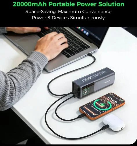 Фото: Батарея універсальна Choetech B1012 20000mAh 100W Black № 15 | KTC