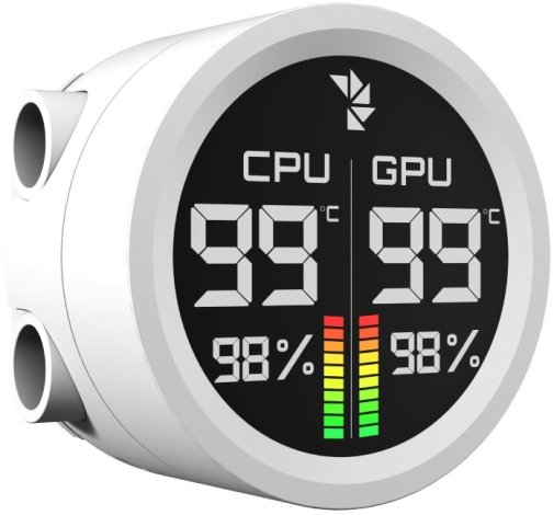 Система рідинного охолодження AeroCool Abyss L360R Digi White (ACLA-AD36117.21)