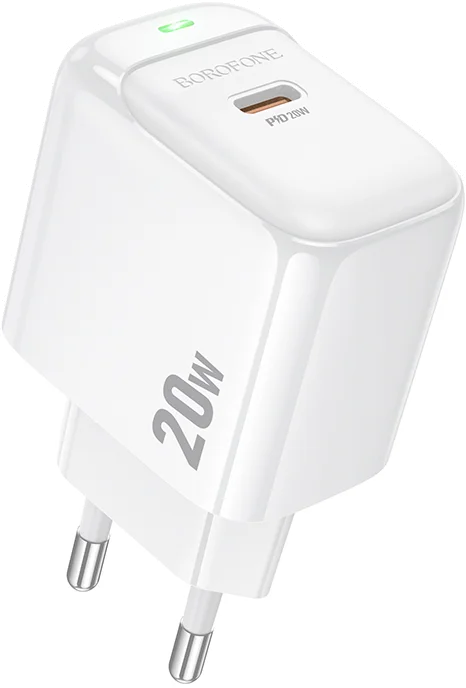 Фото: Зарядний пристрій BOROFONE BAS43A Potential PD 20W White (6941991113819) № 9 | KTC