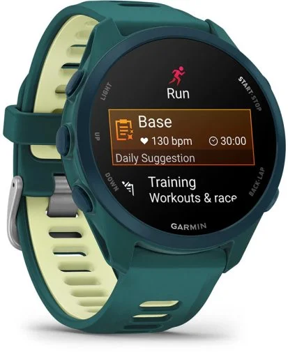 Фото: Смарт годинник Garmin Forerunner 170 Music Teal Green with a Teal Green/Citron (010-03920-12) № 13 | KTC