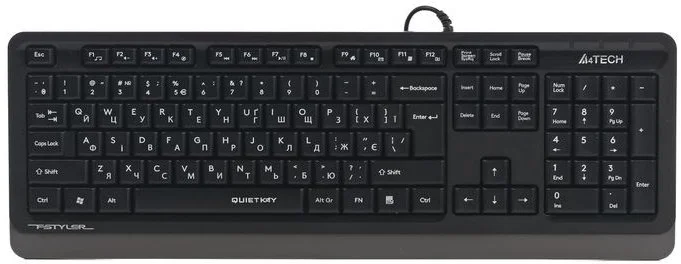 Фото: Клавіатура A4tech Fstyler FK10Q USB Black (FK10Q Grey) № 8 | KTC
