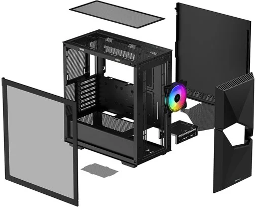 Фото: Корпус Deepcool Cyclops Black with window (R-BKAAE1-C-1) № 22 | KTC