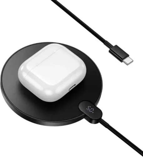 Фото: Бездротовий зарядний пристрій Hoco CW62 Peak Desktop Wireless Fast Charger 15W Black (6942007654517) № 9 | KTC