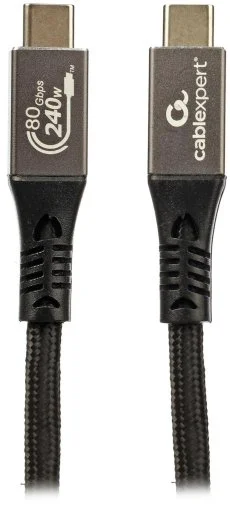 Фото: Кабель Cablexpert 240W 48V Type-C / Type-C 1m Black (CCBP-USB4.2-CMCM240-1M) № 4 | KTC