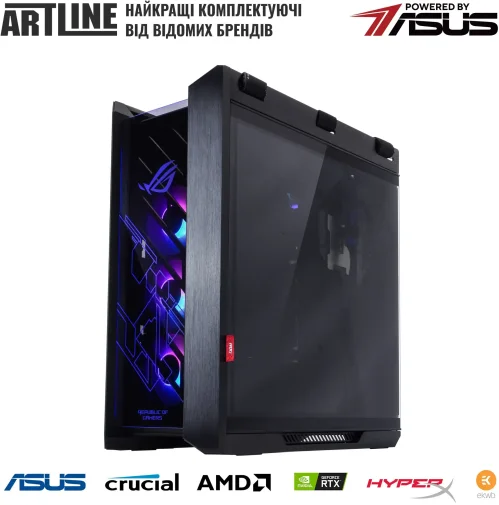 Фото: Персональний комп'ютер ARTLINE Overlord P99 Windows 11 Pro (P99v101Win) - AMD Ryzen 7 9800X3D / 96 ГБ DDR5 / PCI-E SSD 2 ТБ + 2 ТБ / Nvidia / GeForce RTX 5090, 32 ГБ / AMD X870E / 1200 Вт № 21 | KTC