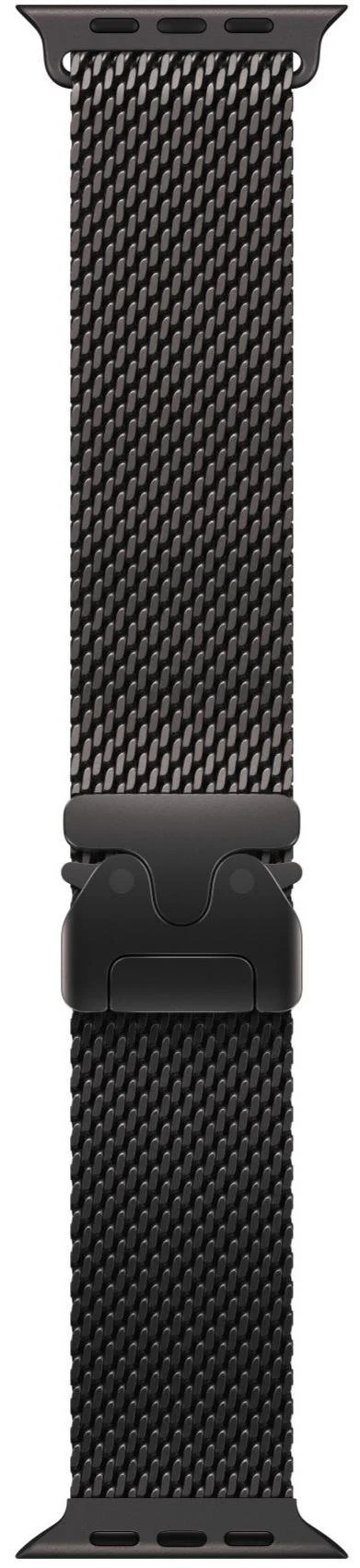 Фото: Ремінець Apple for Apple Watch 49mm - Black Titanium Milanese Loop - Small (MK0F4) № 6 | KTC