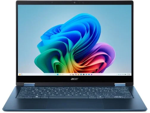 Фото: Ноутбук Acer Swift Spin 14 AI SFSP14-Q51T-X9D1 NX.W0KEU.002 Blue - 14" IPS 120 Гц / Snapdragon X2 Elite / X2E-78-100 / DDR5 16 ГБ / PCI-E SSD 512 ГБ / Adreno GPU № 10 | KTC