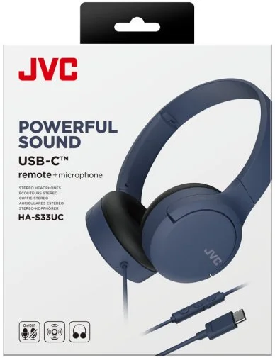 Фото: Навушники JVC HA-S33UC Blue (HA-S33UC-A-U) № 16 | KTC