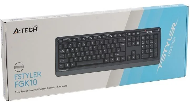 Фото: Клавіатура A4tech Fstyler FGK10 Wireless Grey (FGK10 (Grey)) № 15 | KTC
