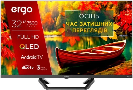 Фото: Телевізор QLED Ergo 32JFQ7500 (Android TV, Wi-Fi, 1920x1080) № 15 | KTC