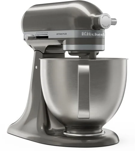 Фото: Планетарний міксер KitchenAid Artisan Plus 4.7L 5KSM50PKVE Medallion Silver (5KSM50PKVEMS) № 12 | KTC