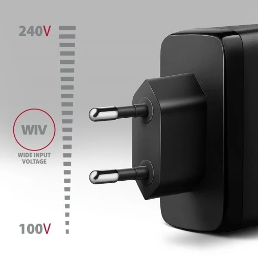 Фото: Зарядний пристрій Axagon ACU-DPQ100 PD QC3.0 GaN 100W Black № 12 | KTC