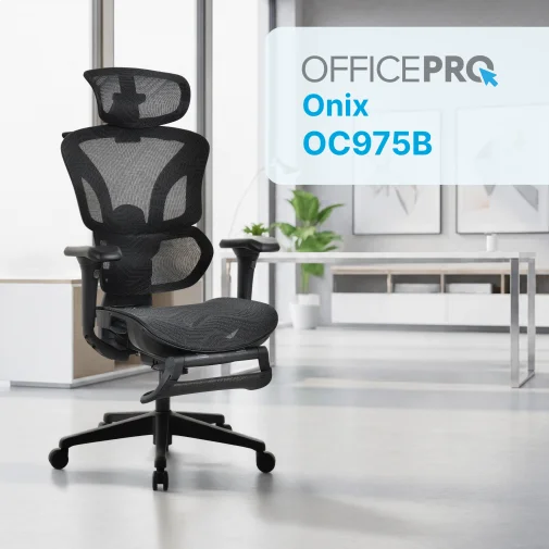 Фото: Крісло OfficePro Onix OC975B Black № 28 | KTC